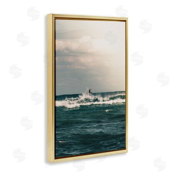 Stupell Industries Max Blakesberg Studios | Ride The Tide Surfer