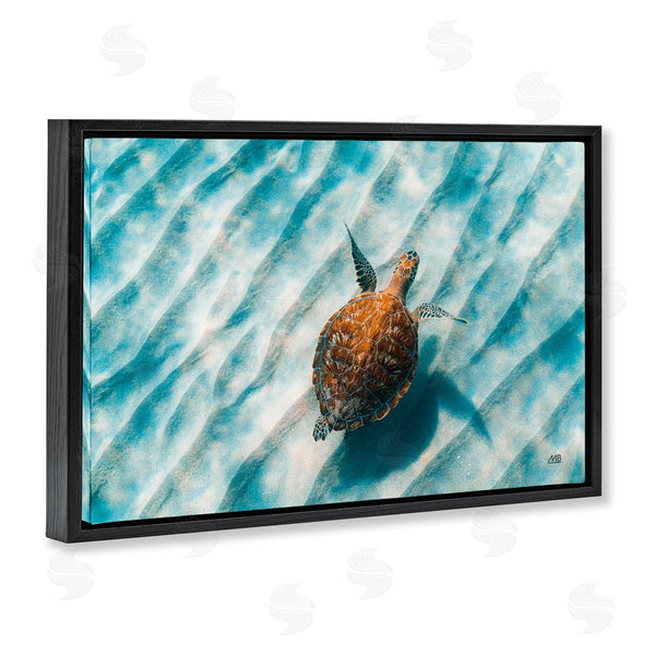 Stupell Industries Max Blakesberg Studios | Sandbar Sea Turtle Wall Art