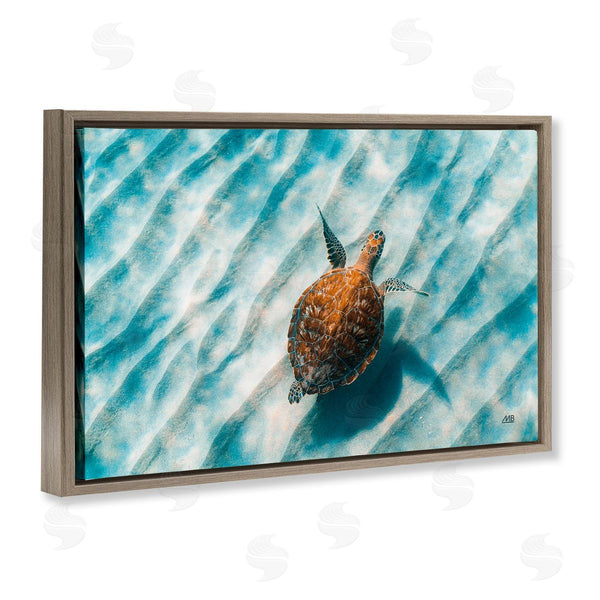 Stupell Industries Max Blakesberg Studios | Sandbar Sea Turtle Wall Art