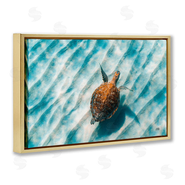 Stupell Industries Max Blakesberg Studios | Sandbar Sea Turtle Wall Art