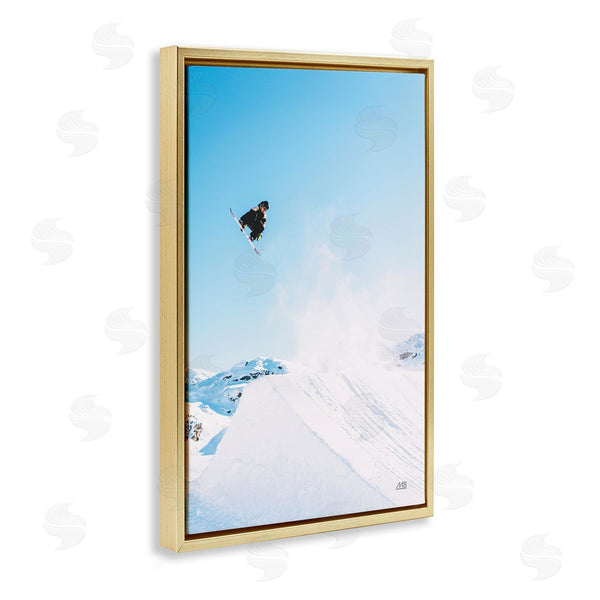 Stupell Industries Max Blakesberg Studios | Snow Day Snowboarder
