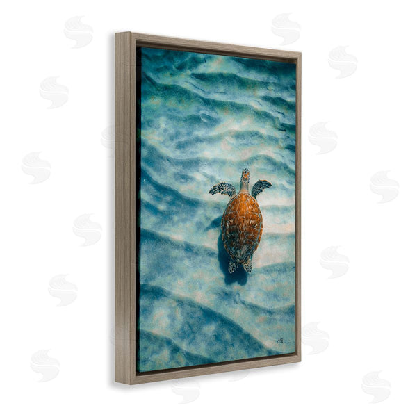 Stupell Industries Max Blakesberg Studios | Turtle Along Rippling Sand