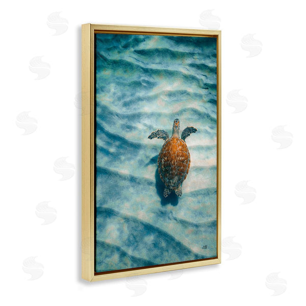 Stupell Industries Max Blakesberg Studios | Turtle Along Rippling Sand