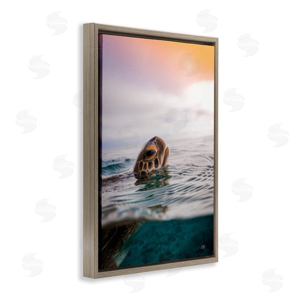 Stupell Industries Max Blakesberg Studios | Turtle Swim At Sunrise