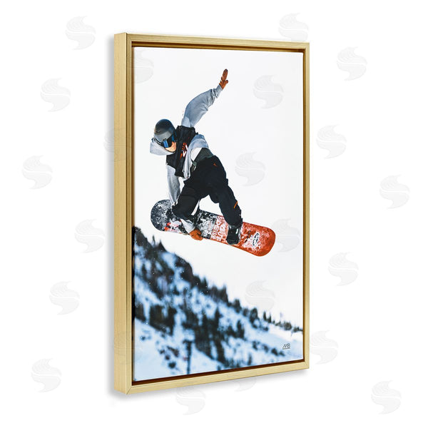 Stupell Industries Max Blakesberg Studios | Winter Snowboard Jumps