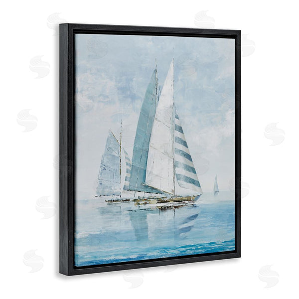 Stupell Industries Max Maxx | Blue Maritime Sailboats Wall Art