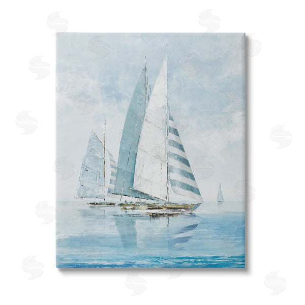 stupell industries Max Maxx | Blue Maritime Sailboats Wall Art