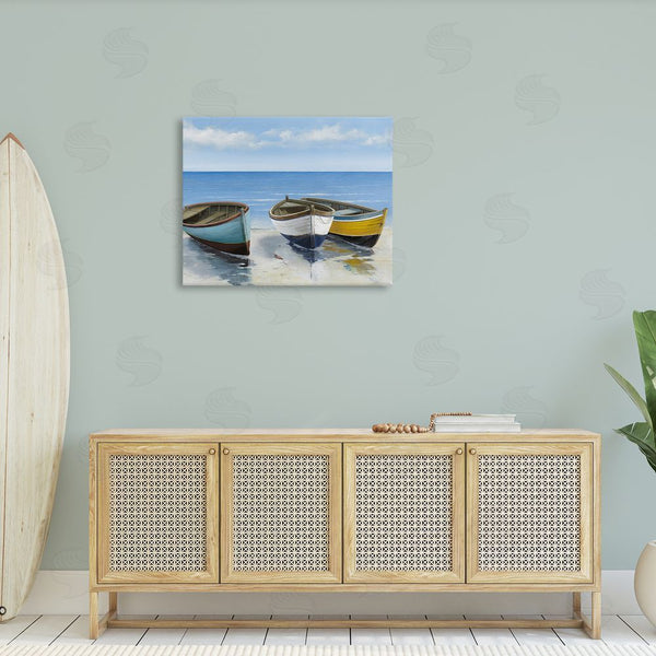 Stupell Industries Max Maxx | Coastal Rowboats On Shore Wall Art
