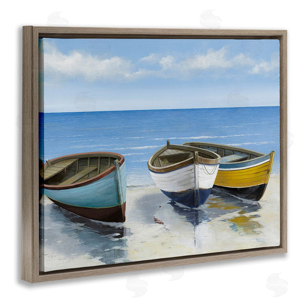 Stupell Industries Max Maxx | Coastal Rowboats On Shore Wall Art