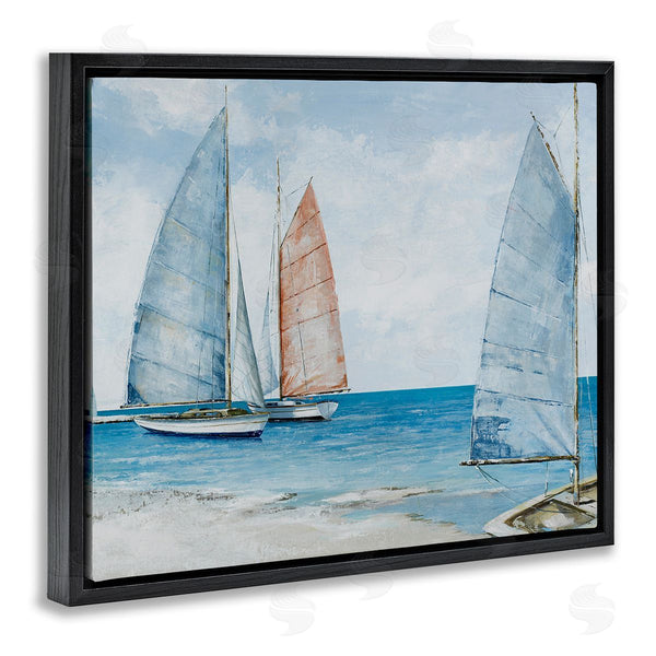Stupell Industries Max Maxx | Coastal Sailboat Fleet Wall Art