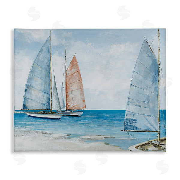 stupell industries Max Maxx | Coastal Sailboat Fleet Wall Art