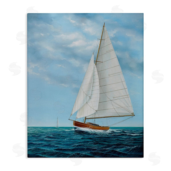 stupell industries Max Maxx | Nautical Sailboat Waves Wall Art