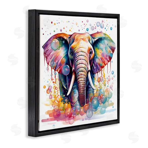 Stupell Industries MB Cunningham | Bubble Pattern Elephant Wall Art