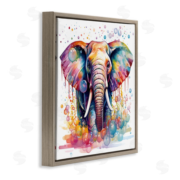 Stupell Industries MB Cunningham | Bubble Pattern Elephant Wall Art