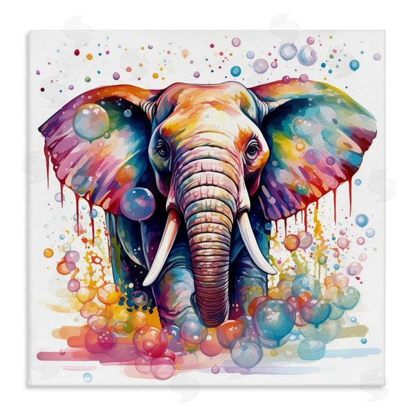 stupell industries MB Cunningham | Bubble Pattern Elephant Wall Art