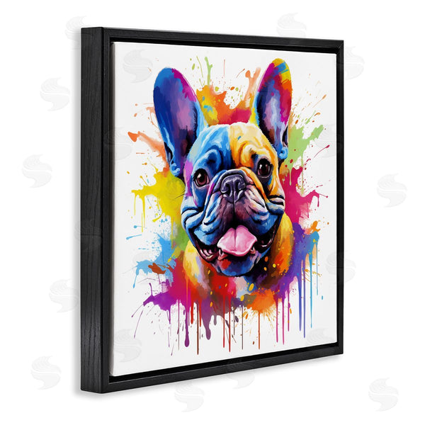 Stupell Industries MB Cunningham | French Bulldog Modern Splash