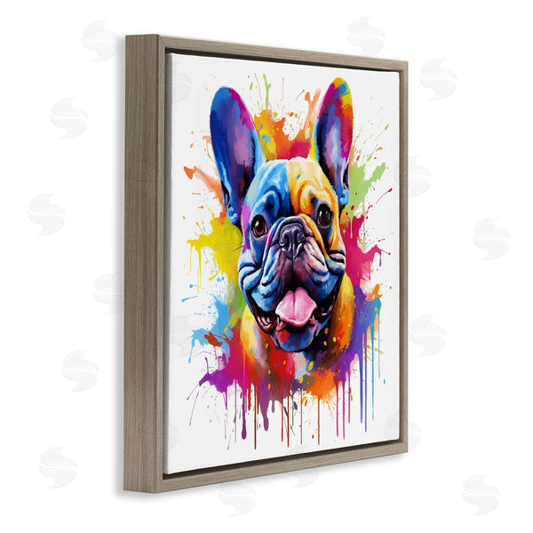 Stupell Industries MB Cunningham | French Bulldog Modern Splash