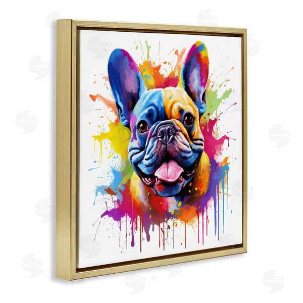 Stupell Industries MB Cunningham | French Bulldog Modern Splash