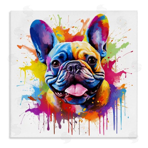 stupell industries MB Cunningham | French Bulldog Modern Splash