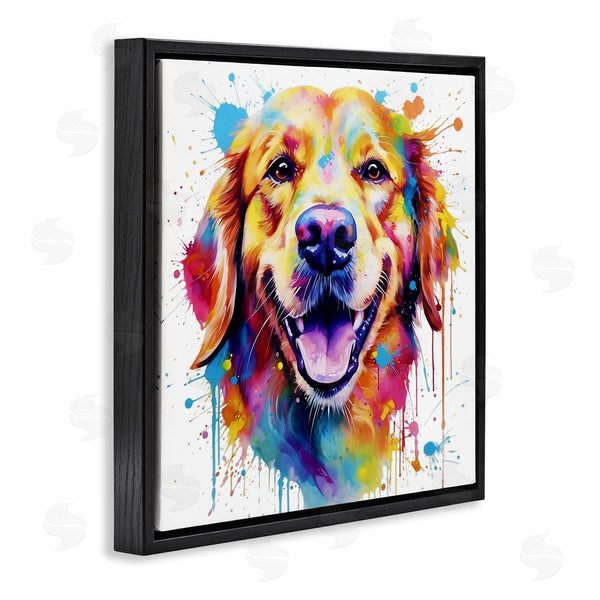 Stupell Industries MB Cunningham | Happy Dog Paint Drip