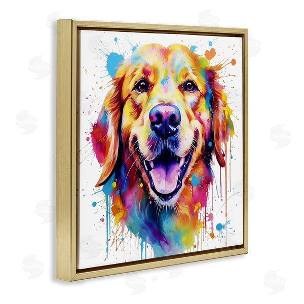 Stupell Industries MB Cunningham | Happy Dog Paint Drip