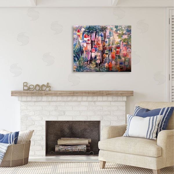 Stupell Industries MB Cunningham | Maritime Buoys On Tree Wall Art
