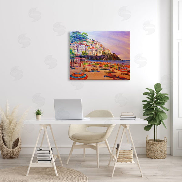 Stupell Industries MB Cunningham | Summer Beach Landscape Wall Art