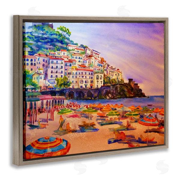 Stupell Industries MB Cunningham | Summer Beach Landscape Wall Art