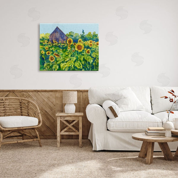 Stupell Industries MB Cunningham | Sunflower Field Painting Wall Art