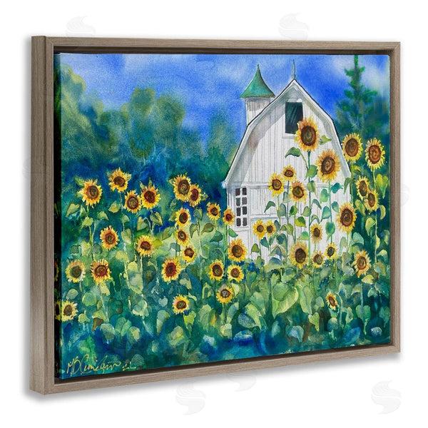 Stupell Industries MB Cunningham | Tall Sunflowers & Country Barn