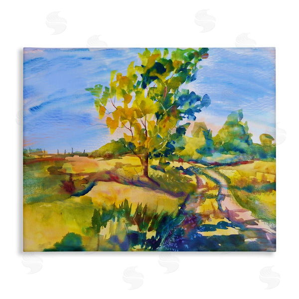 stupell industries MB Cunningham | Tree & Path Landscape Wall Art