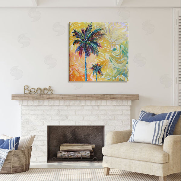 Stupell Industries Megan Duncanson | Modern Patterned Palm Trees Wall Art