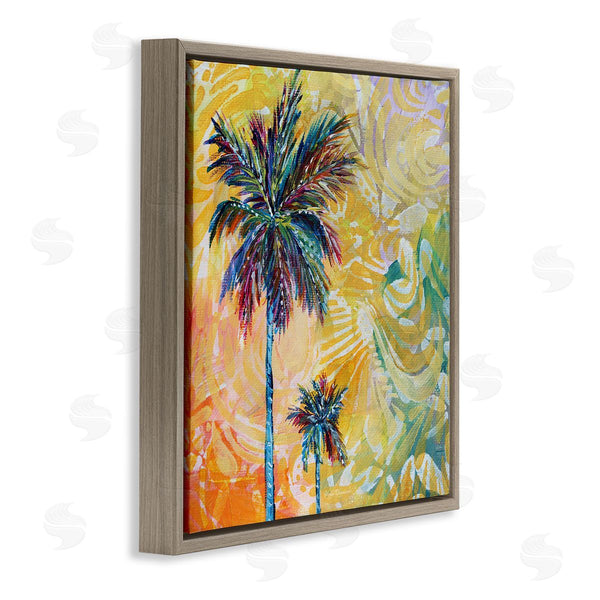 Stupell Industries Megan Duncanson | Modern Patterned Palm Trees Wall Art