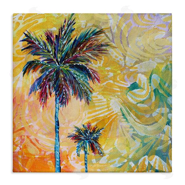 stupell industries Megan Duncanson | Modern Patterned Palm Trees Wall Art