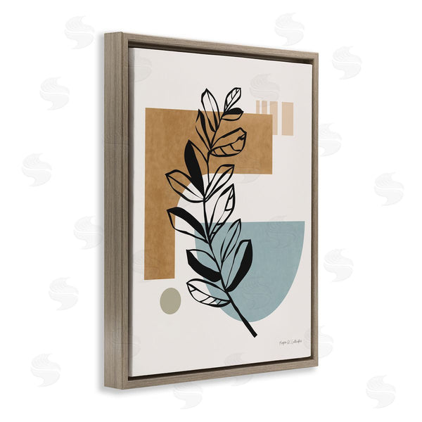 Stupell Industries Megan Gallagher | Desert Geometric Shape Abstraction Botanical Plant Outline Wall Art