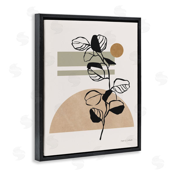 Stupell Industries Megan Gallagher | Desert Sunrise Geometric Shapes Abstract Botanical Plant Wall Art