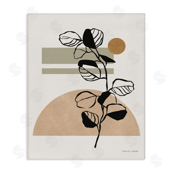 stupell industries Megan Gallagher | Desert Sunrise Geometric Shapes Abstract Botanical Plant Wall Art