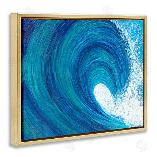 Stupell Industries Megan Morris | Swirling Ocean Wave