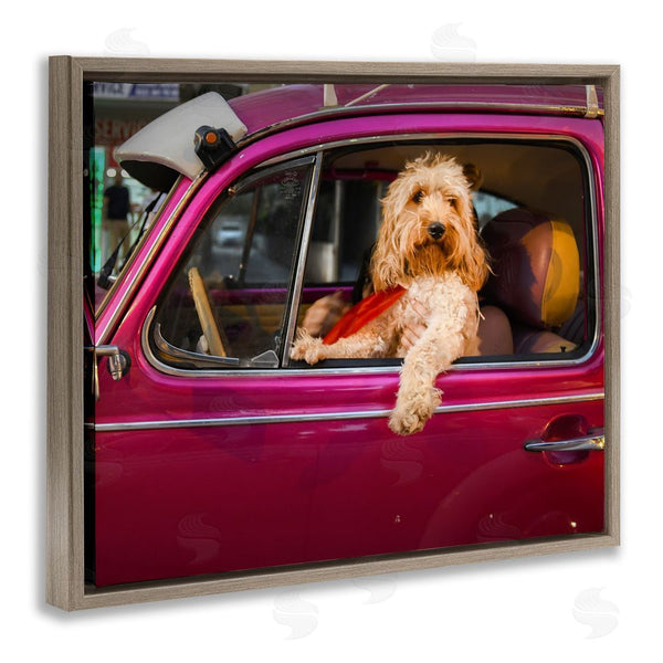 Stupell Industries Mehmet Asian | Funny Chauffeur Dog Wall Art
