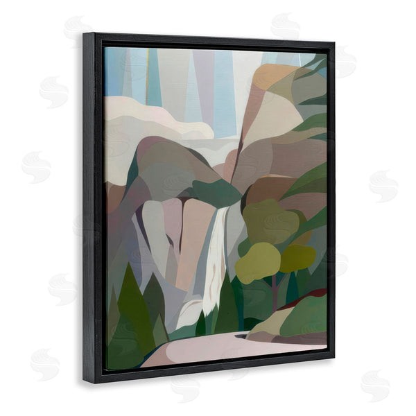 Stupell Industries Melba Browne | Abstract Bridal Veil Falls Wall Art