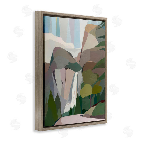 Stupell Industries Melba Browne | Abstract Bridal Veil Falls Wall Art