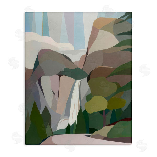 stupell industries Melba Browne | Abstract Bridal Veil Falls Wall Art