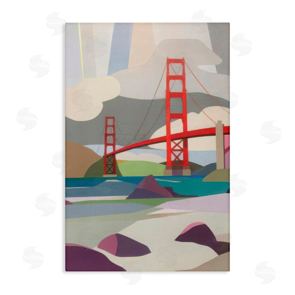 stupell industries Melba Browne | Golden Gate Bridge Architecture Wall Art