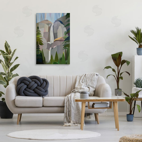 Stupell Industries Melba Browne | Morning Yosemite Falls Abstract Wall Art