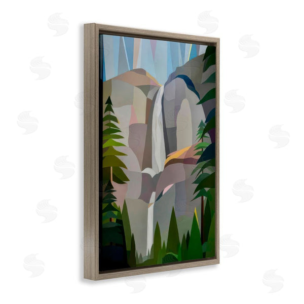 Stupell Industries Melba Browne | Morning Yosemite Falls Abstract Wall Art