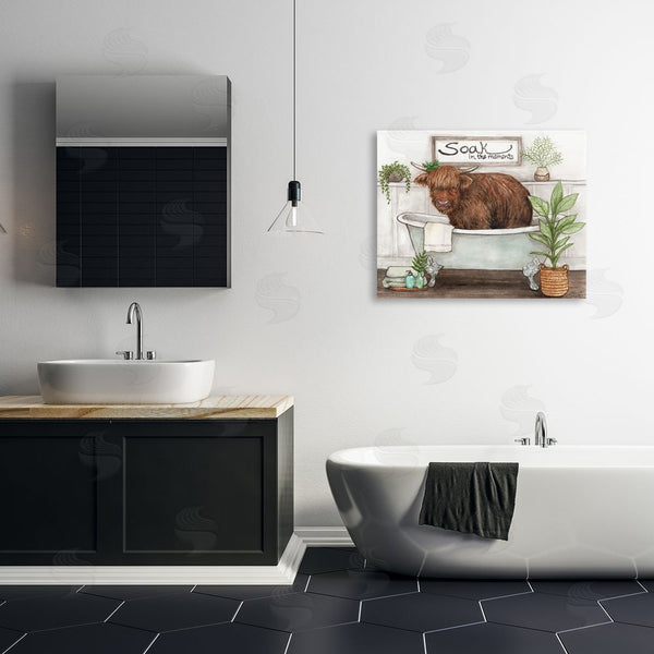 Stupell Industries Melinda Hipsher | Soak In Moments Cattle Wall Art