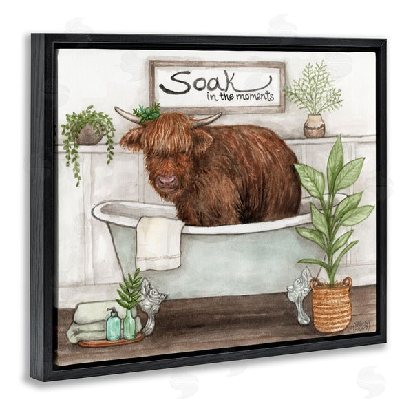 Stupell Industries Melinda Hipsher | Soak In Moments Cattle Wall Art