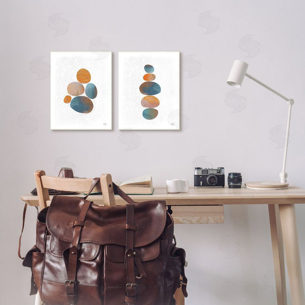 Stupell Industries Melissa Averinos | Abstract Patterned Stones Organic Wall Art