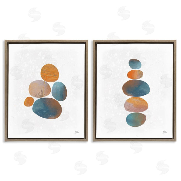 Stupell Industries Melissa Averinos | Abstract Patterned Stones Organic Wall Art
