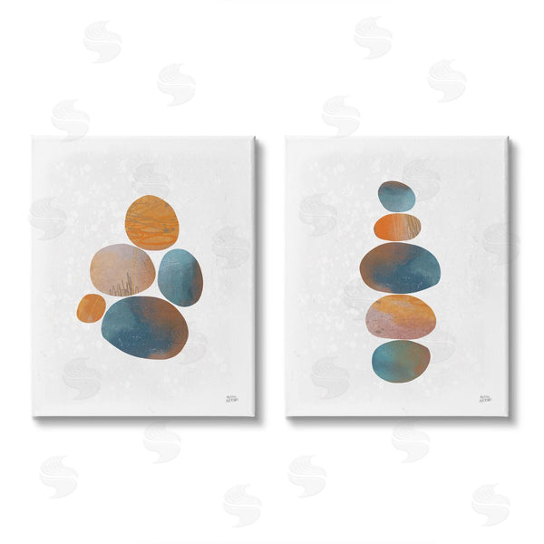 stupell industries Melissa Averinos | Abstract Patterned Stones Organic Wall Art